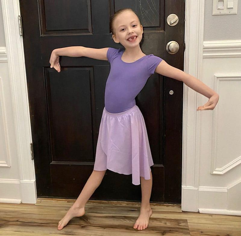 Sophia Schlipp does ballet and loves to sing and dance. (Photo courtesy of the Schlipp family)